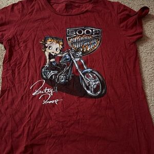 Betty Boop Kids Red T-Shirt